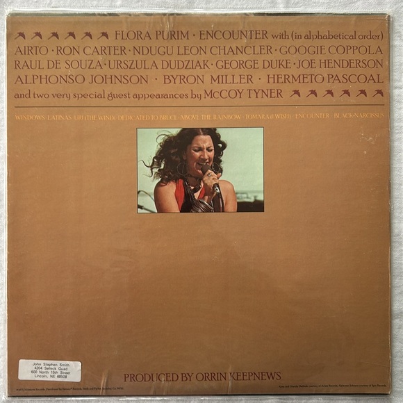 Vintage Vinyl - FLORA PURIM - ENCOUNTER - Picture 2 of 4
